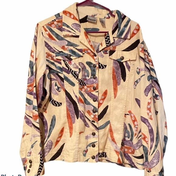 Chico’s Blazer Large  - Picture 1 of 14